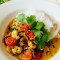 Tajskie curry z krewetkami i makaronem ryżowym