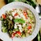 Tabbouleh z makaronem fregola, bobem i fetą