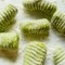 Gnocchi z bobu polane sosem cytrynowym